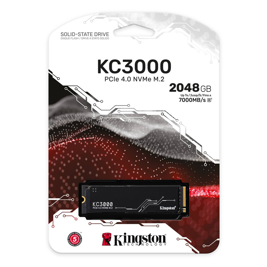 ssd kc3000 pcie 4.0 nvme m.2 - capacidad = 4096 gb