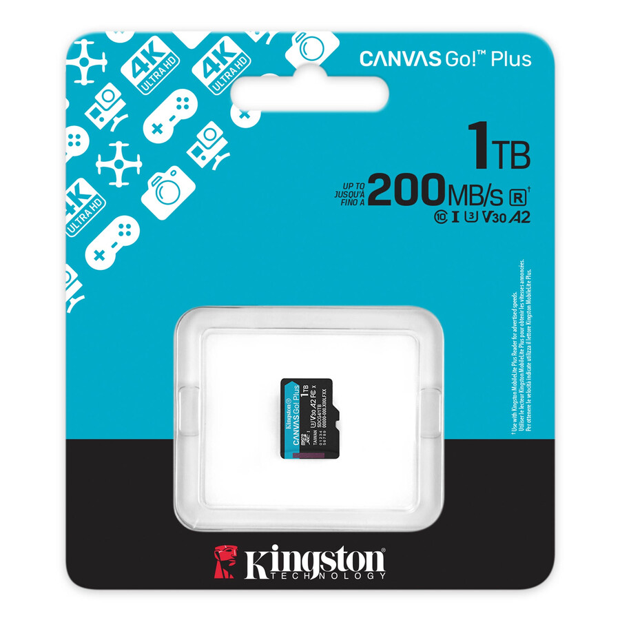 tarjeta de memoria microsd canvas go plus - número de pieza sdcg4512 gb
