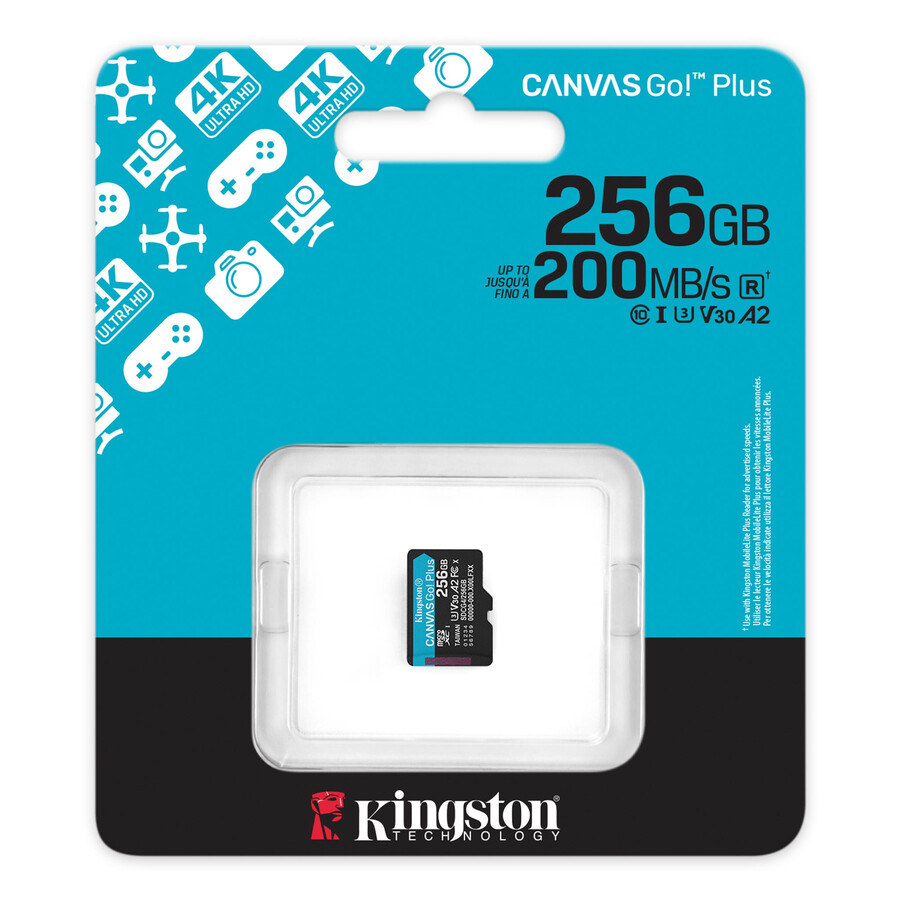 tarjeta de memoria microsd canvas go plus - número de pieza sdcg4512gbsp