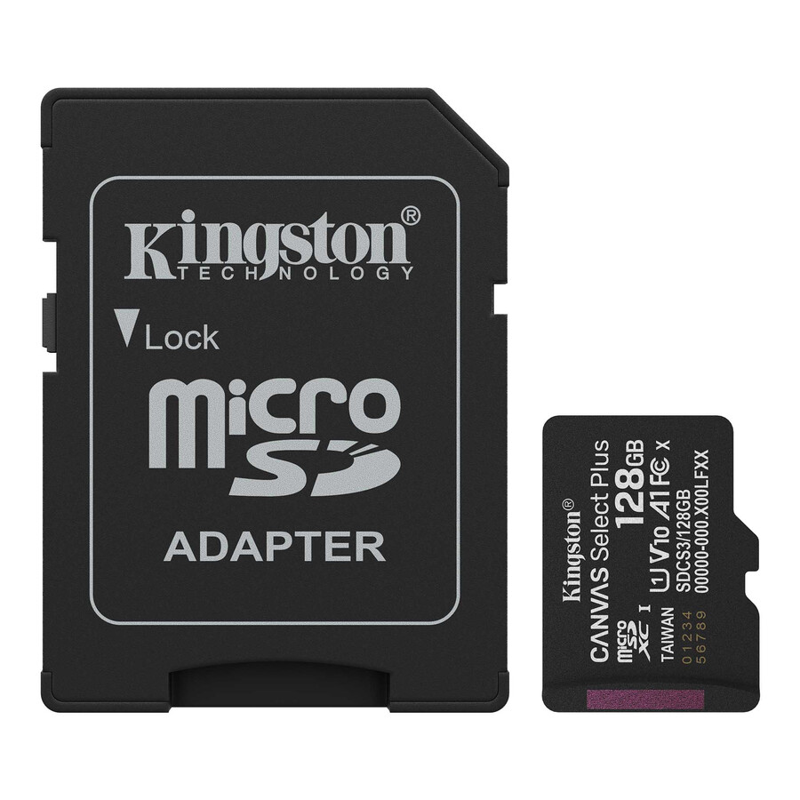 tarjeta de memoria microsd canvas select plus - capacidad=64 gb adaptador=ninguno