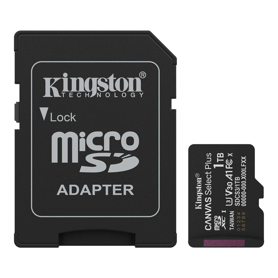 tarjeta de memoria microsd canvas select plus - capacidad=256 gb adaptador=ninguno