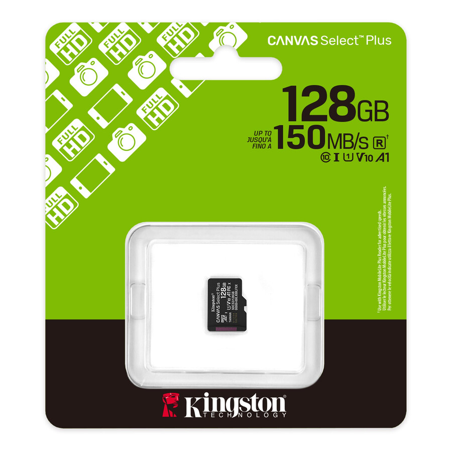 tarjeta de memoria microsd canvas select plus - capacidad=256 gb adaptador=ninguno