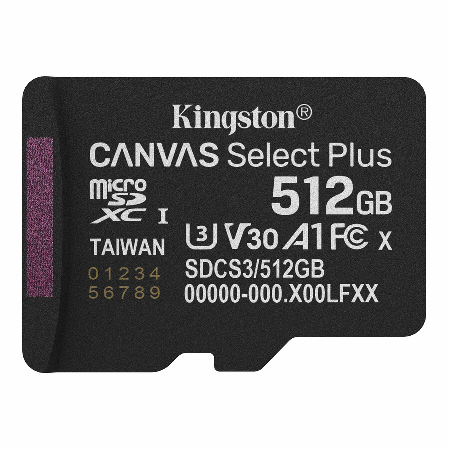 tarjeta de memoria microsd canvas select plus - capacidad=256 gb adaptador=ninguno