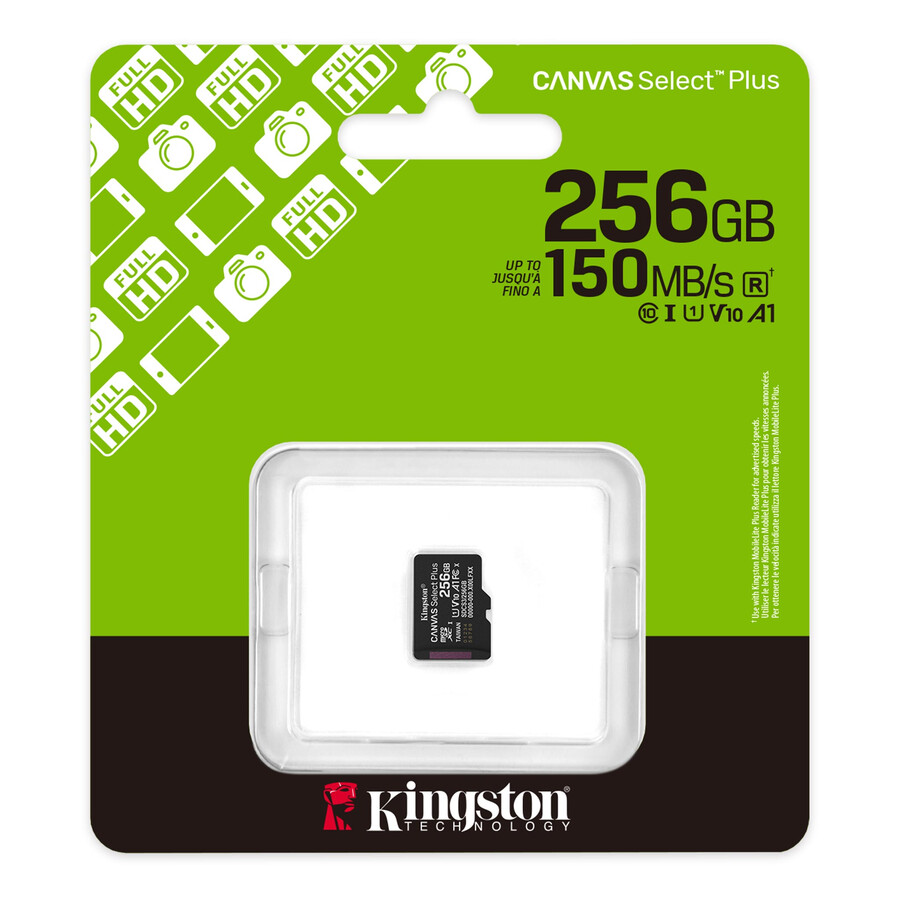 tarjeta de memoria microsd canvas select plus - capacidad=512 gb adaptador=ninguno