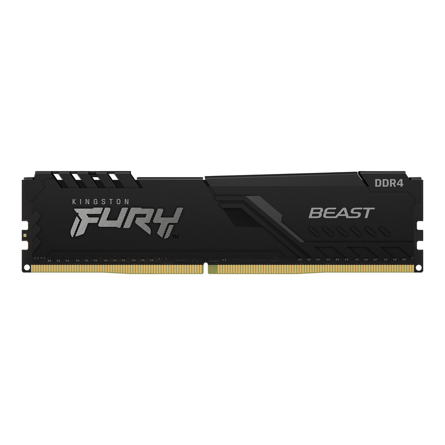 memoria kingston fury beast ddr4 - velocidad = 3200 mts capacidad total kit = 16 gb kit = módulo único densidad de dram = 16 gbit