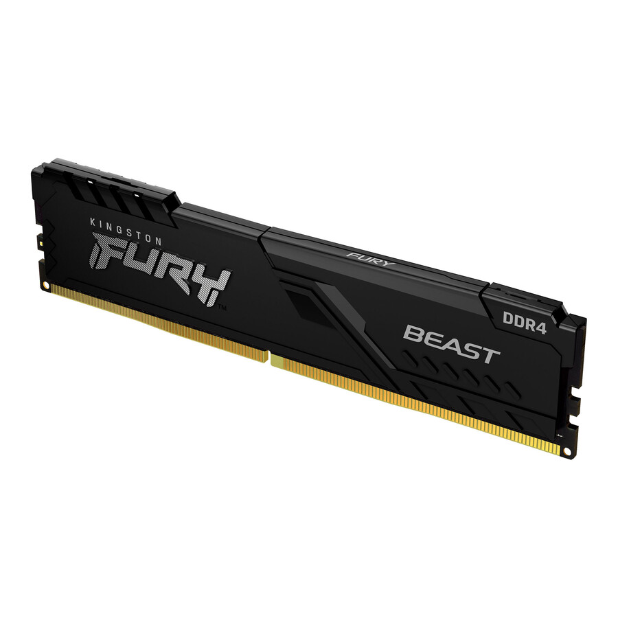 memoria kingston fury beast ddr4 - velocidad=3200 mts capacidad total kit=64 gb kit=kit de 2 dram densidad=16 gbit