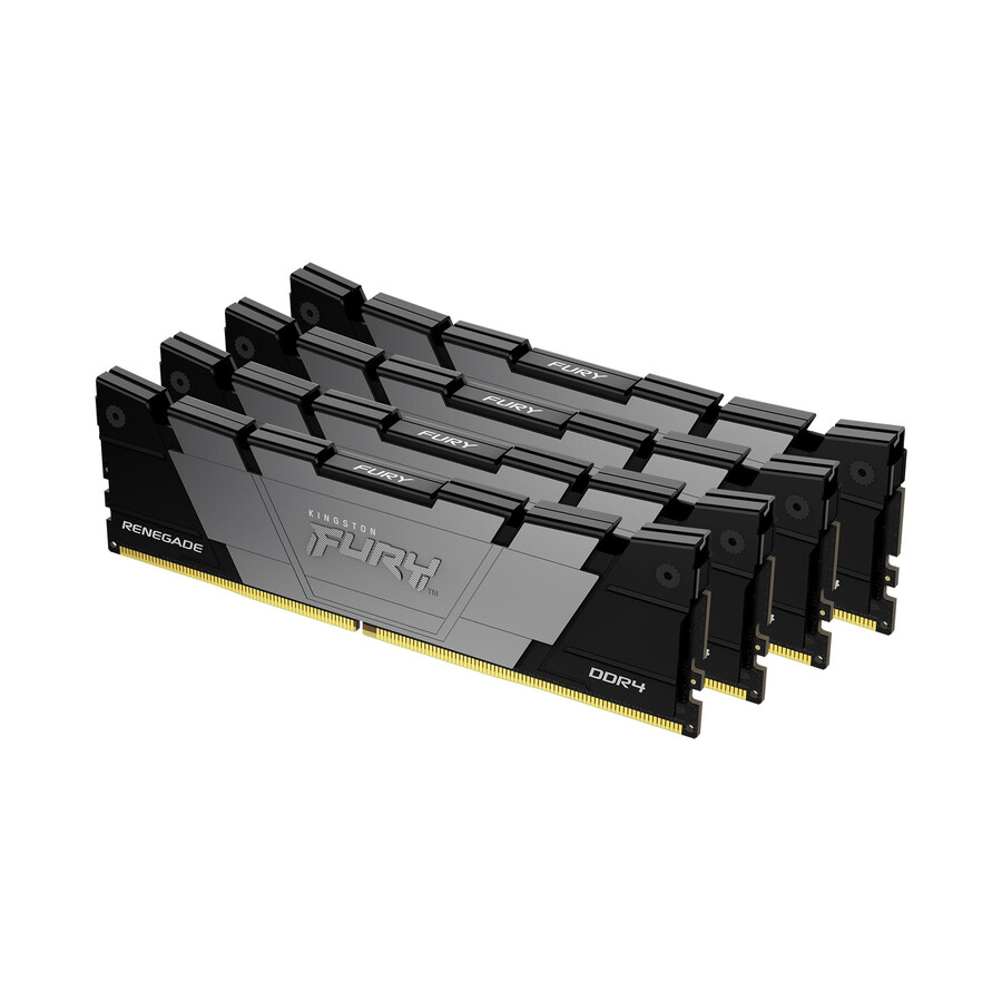 memoria kingston fury renegade ddr4 - velocidad = 4000 mts capacidad total kit = 8 gb kit = módulo único densidad de dram = 8 gbit