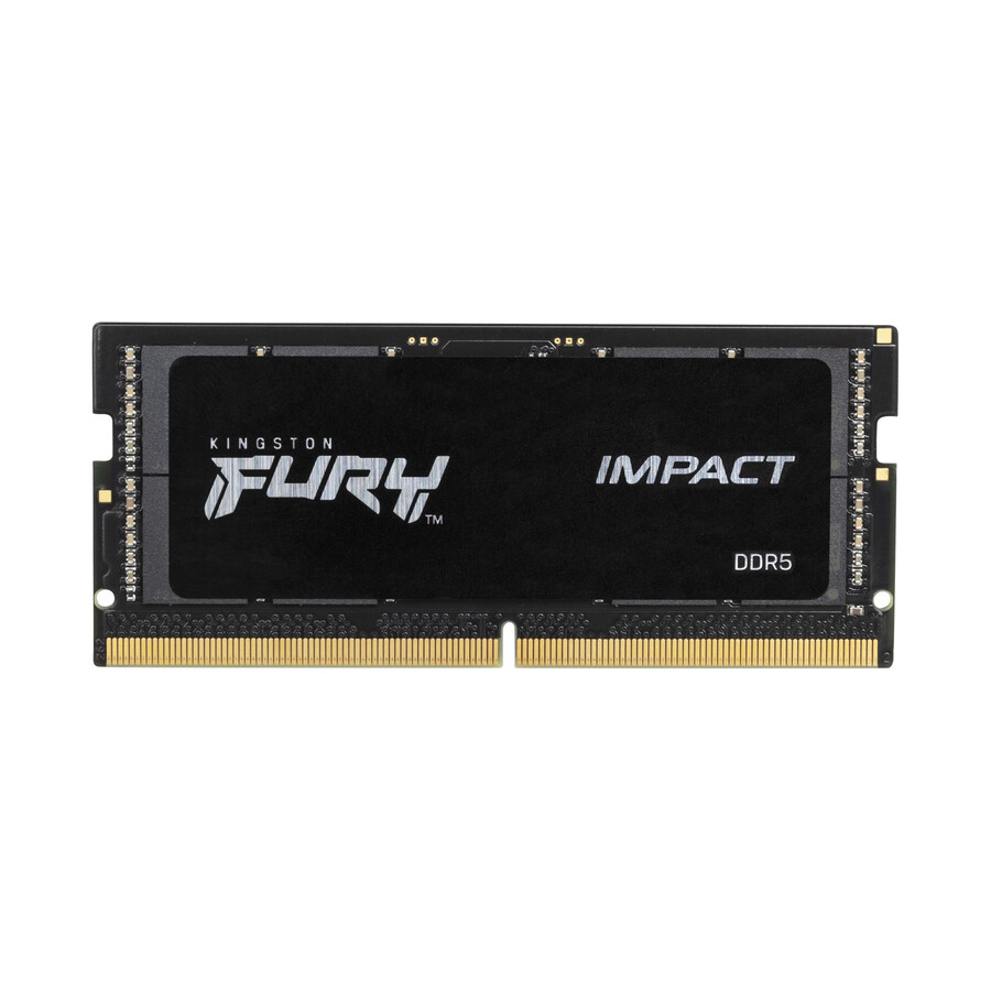 memoria kingston fury impact ddr5 - velocidad = 5600 mts capacidad total kit = 64 gb kit = kit de 2 densidad de dram = 16 gbit tipo de perfil = plug and play