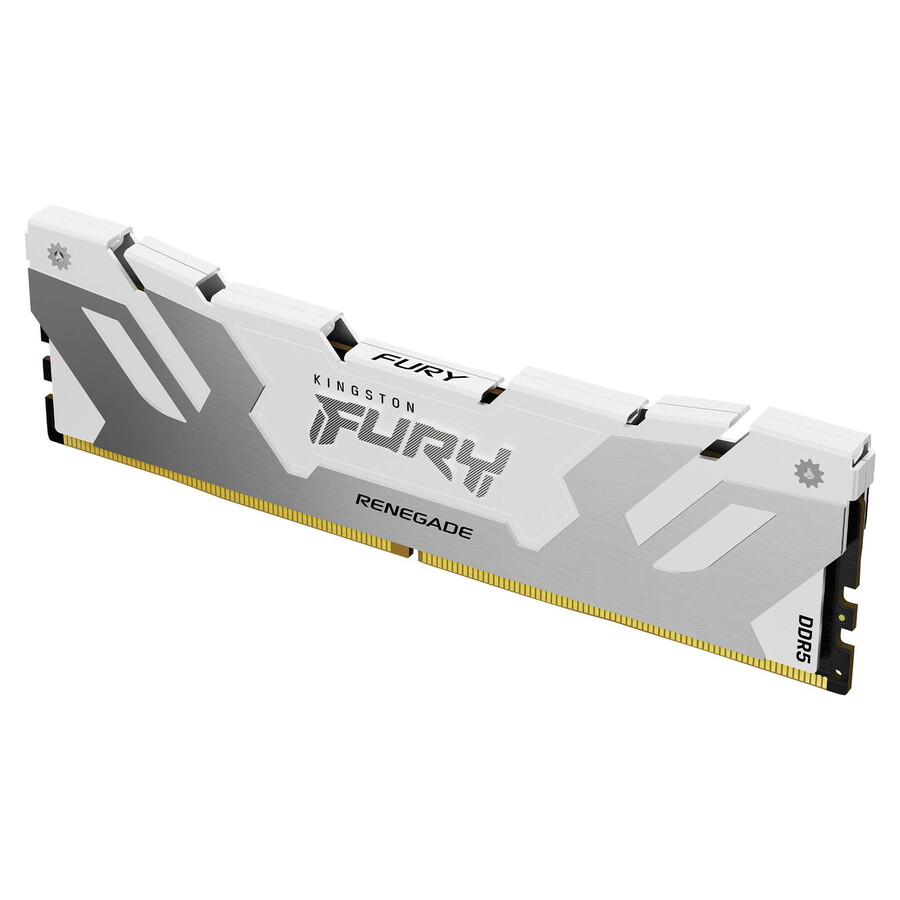 memoria kingston fury renegade ddr5 - tipo de módulo = udimm velocidad = 7200 mts capacidad total kit = 24 gb kit = módulo único densidad de dram = 24 gb color = negro