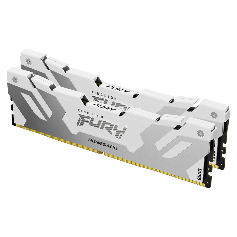 memoria kingston fury renegade ddr5 - tipo de módulo = udimm velocidad = 8000 mts capacidad total kit = 32 gb kit = kit de 2 dram densidad = 16 gbit color = negro