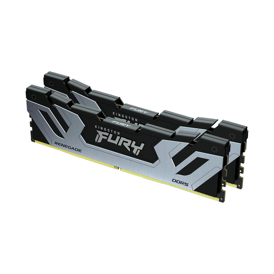 memoria kingston fury renegade ddr5 - tipo de módulo = udimm velocidad = 8000 mts capacidad total kit = 32 gb kit = kit de 2 dram densidad = 16 gbit color = negro