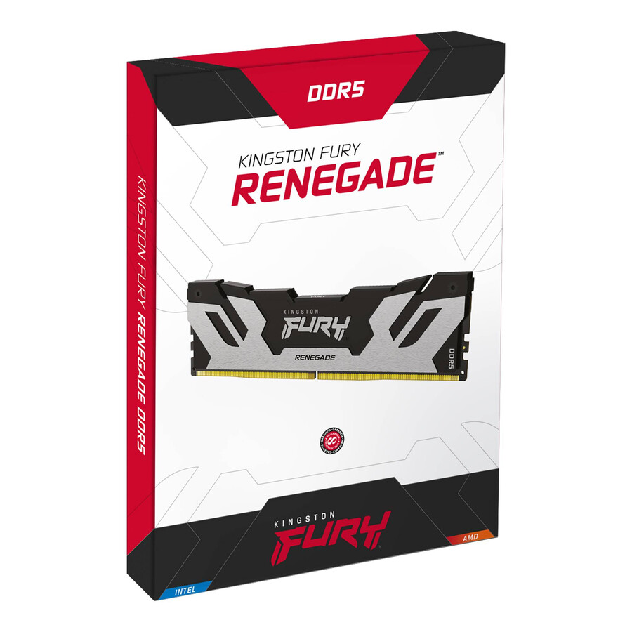memoria kingston fury renegade ddr5 - tipo de módulo = udimm velocidad = 8000 mts capacidad total kit = 48 gb kit = kit de 2 dram densidad = 24 gb color = negro