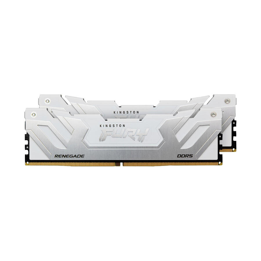 memoria kingston fury renegade ddr5 - tipo de módulo = udimm velocidad = 6400 mts capacidad total kit = 96 gb kit = kit de 2 dram densidad = 24 gb color = negro