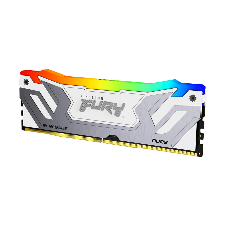 memoria kingston fury renegade ddr5 rgb - tipo de módulo = udimm velocidad = 6000 mts capacidad total kit = 96 gb kit = kit de 2 dram densidad = 24 gb color = negro