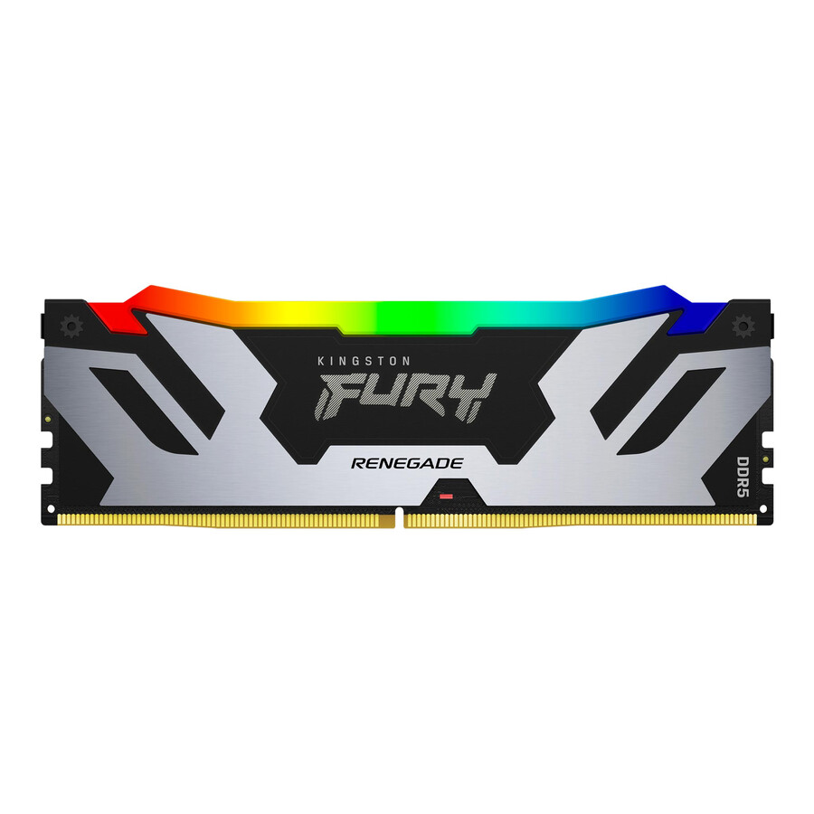 memoria kingston fury renegade ddr5 rgb - tipo de módulo = udimm velocidad = 6400 mts capacidad total kit = 96 gb kit = kit de 2 dram densidad = 24 gb color = negro