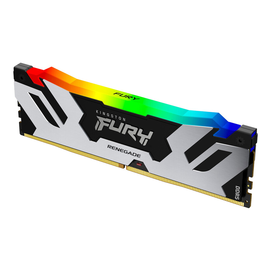 memoria kingston fury renegade ddr5 rgb - tipo de módulo = udimm velocidad = 6400 mts capacidad total kit = 96 gb kit = kit de 2 dram densidad = 24 gb color = negro