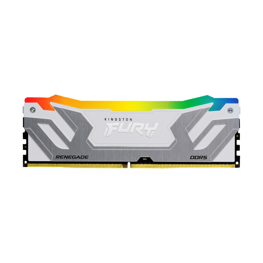 memoria kingston fury renegade ddr5 rgb - tipo de módulo = udimm velocidad = 6400 mts capacidad total kit = 96 gb kit = kit de 2 dram densidad = 24 gb color = negro