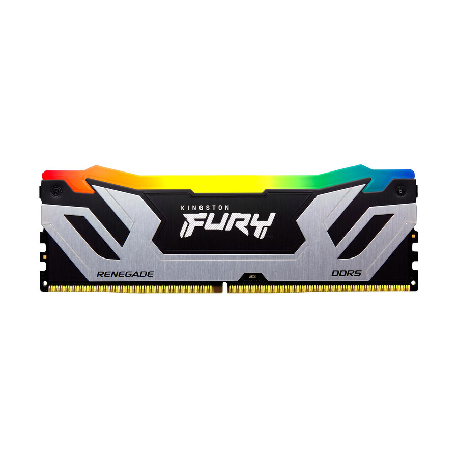 memoria kingston fury renegade ddr5 rgb - tipo de módulo = udimm velocidad = 6400 mts capacidad total kit = 96 gb kit = kit de 2 dram densidad = 24 gb color = negro