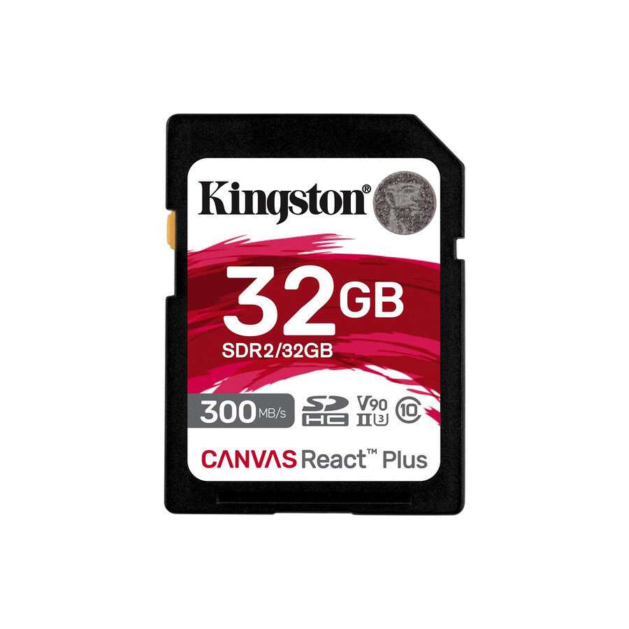 tarjeta de memoria sd canvas react plus - capacidad = 32 gb