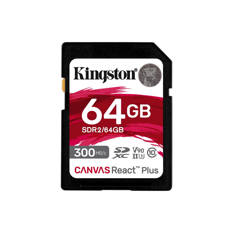 tarjeta de memoria sd canvas react plus - capacidad = 256 gb