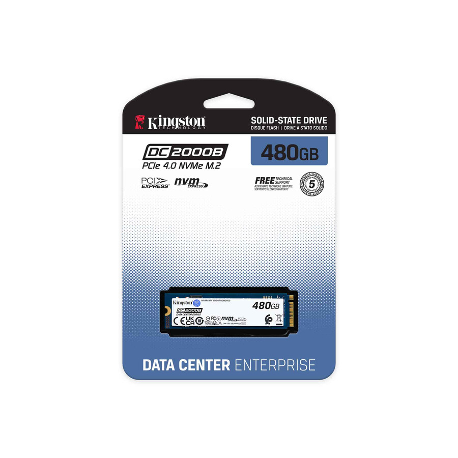 ssd pcie 4.0 nvme m.2 dc2000b - capacidad = 480 gb opciones = disipador térmico