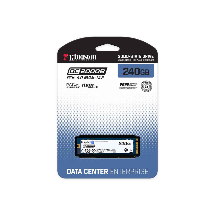 ssd pcie 4.0 nvme m.2 dc2000b - capacidad = 960 gb opciones = disipador térmico