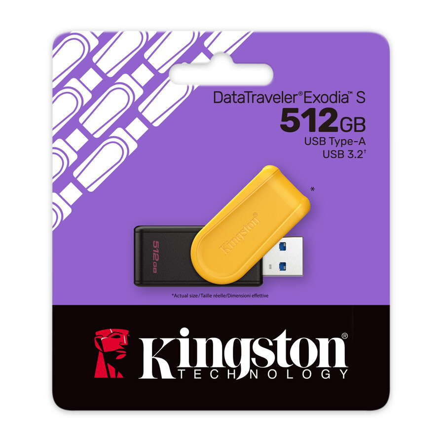 unidad flash usb datatraveler exodia s - capacidad = 256 gb