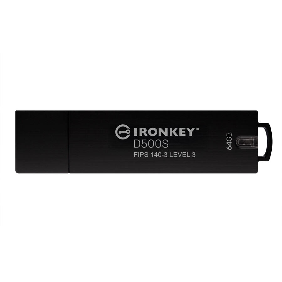 unidad flash usb kingston ironkey d500s - capacidad 128 gb
