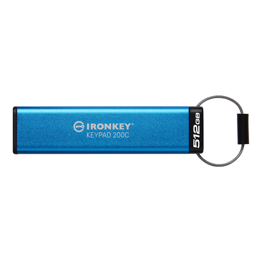 unidad flash usb kingston ironkey keypad serie 200 - capacidad = 16 gb conector = usb-a