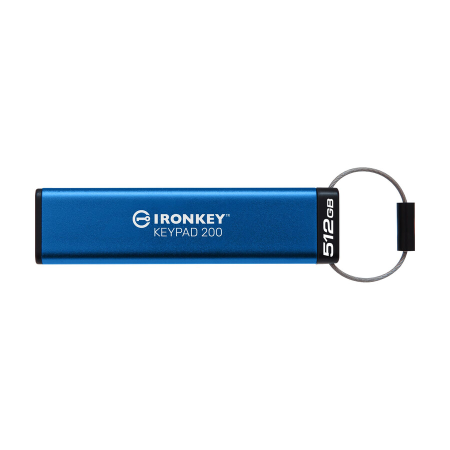 unidad flash usb kingston ironkey keypad serie 200 - capacidad = 32 gb conector = usb-a
